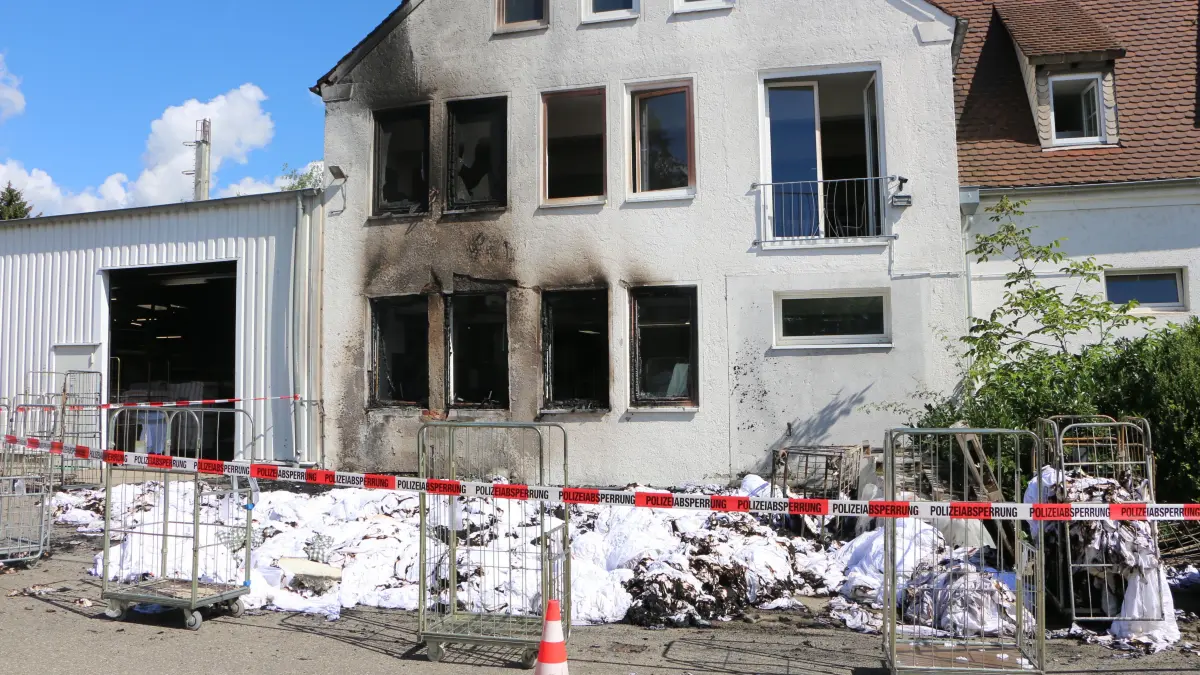 Ein Bild der Zerstörung am Morgen danach.