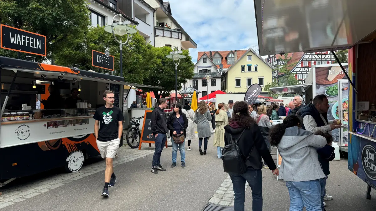 Beim Streetfood-Festival in Ebingen gab es allerlei Köstlichkeiten.