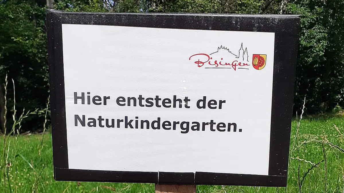 In der Verlänerung des Zimmerner Festplatzes wird der Naturkindergarten seinen Standort haben.