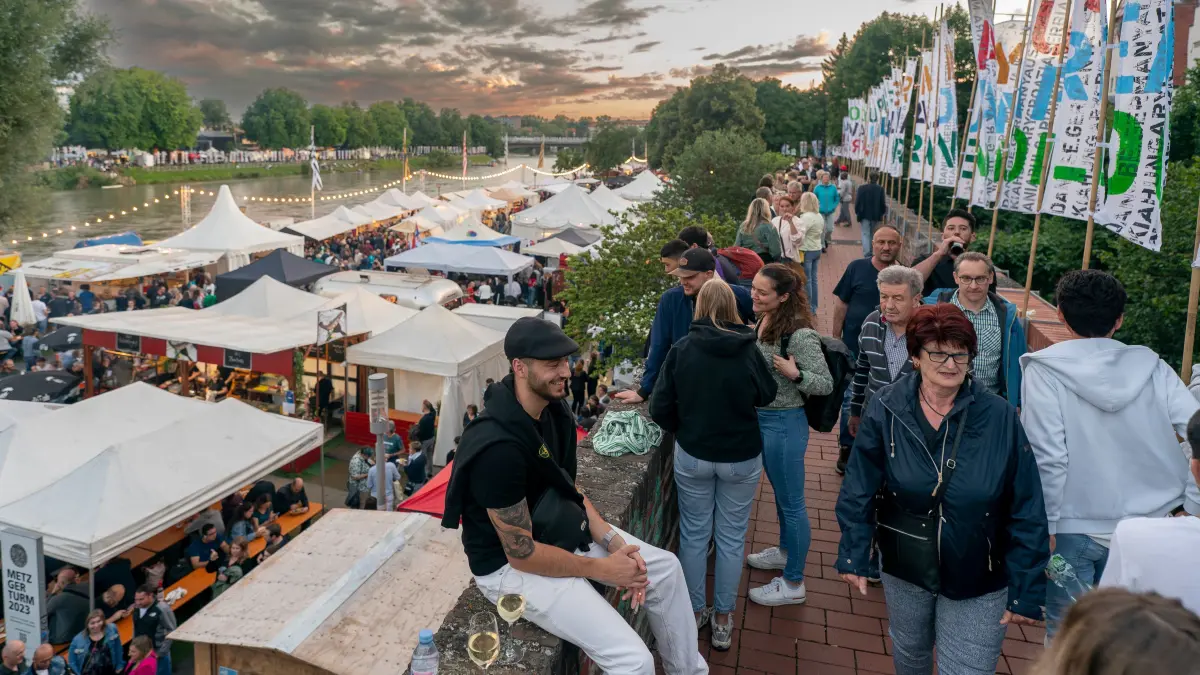 Donaufest 2024 letzter Abend Donau Stadtansichten Ulm