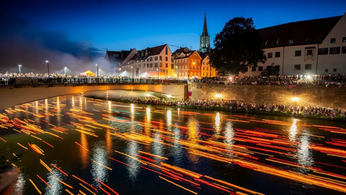 2024 Lichterserenade in Ulm Donau