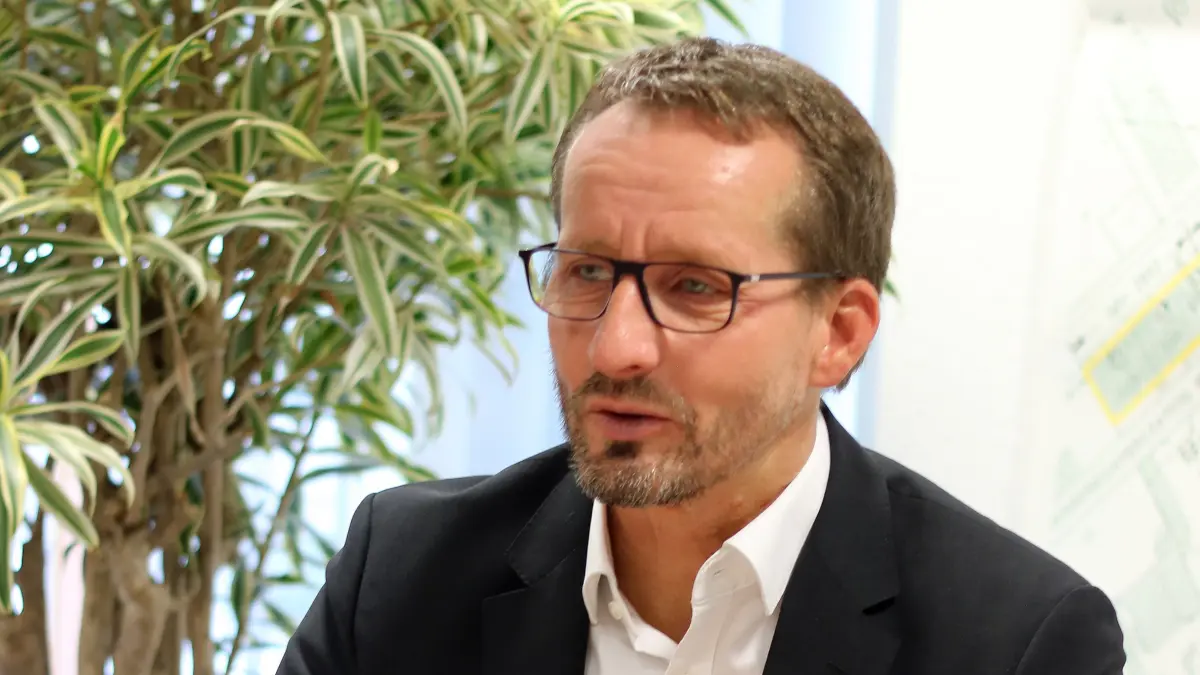 Ist neu dabei, uns darf schon den 125. Geburtstag mitfeiern: Klaus Auerhammer, geschäftsführender Vorstand der Baugenossenschaft Neu-Ulm.