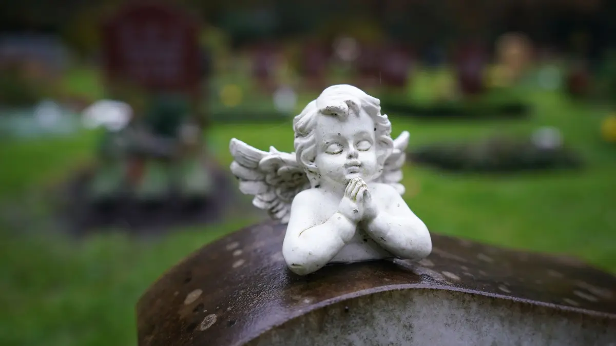 Gräber sind auf dem Friedhof Ohlsdorf zu sehen. Die Deutsche Gesellschaft für Palliativmedizin setzt sich für eine bedarfsgerechtere Trauerversorgung ein. (zu dpa: «Palliativmediziner: Gesellschaft braucht Trauerkompetenz») +++ dpa-Bildfunk +++