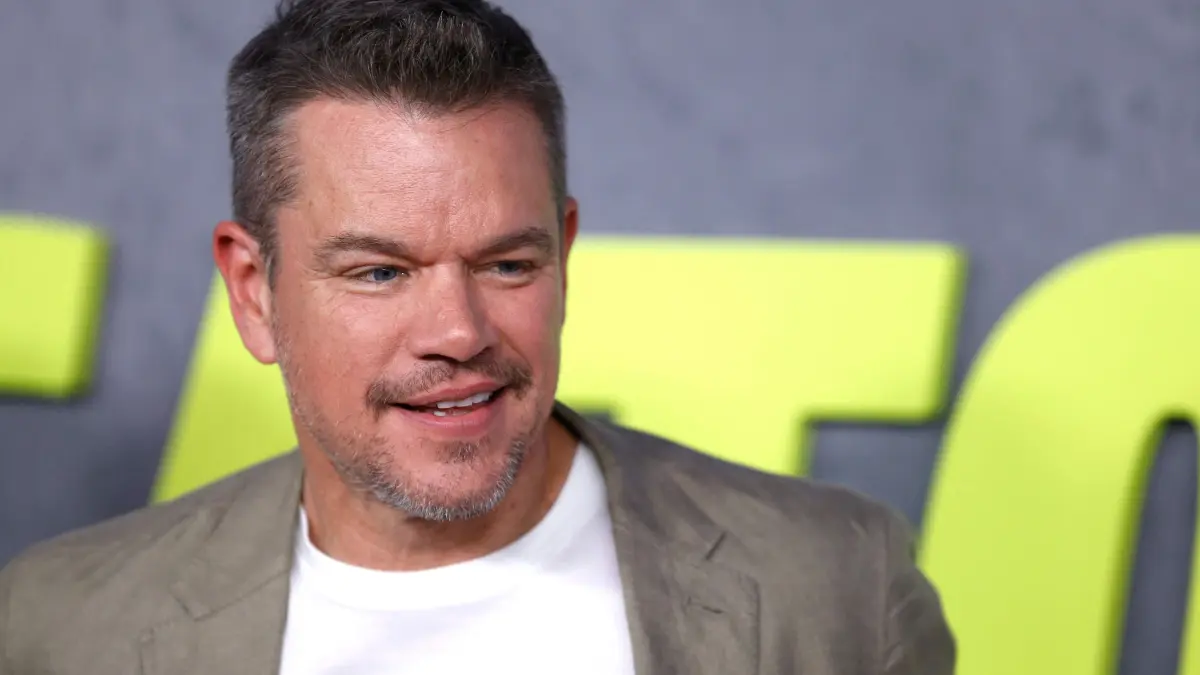 Premiere for Apple's „The Instigators“ with Matt Damon and Casey Affleck: US actor Matt Damon attends the premiere of Apple Original Films' "The Instigators" at Jazz at Lincoln Center in New York City on July 31, 2024. (Photo by John Lamparski / AFP)