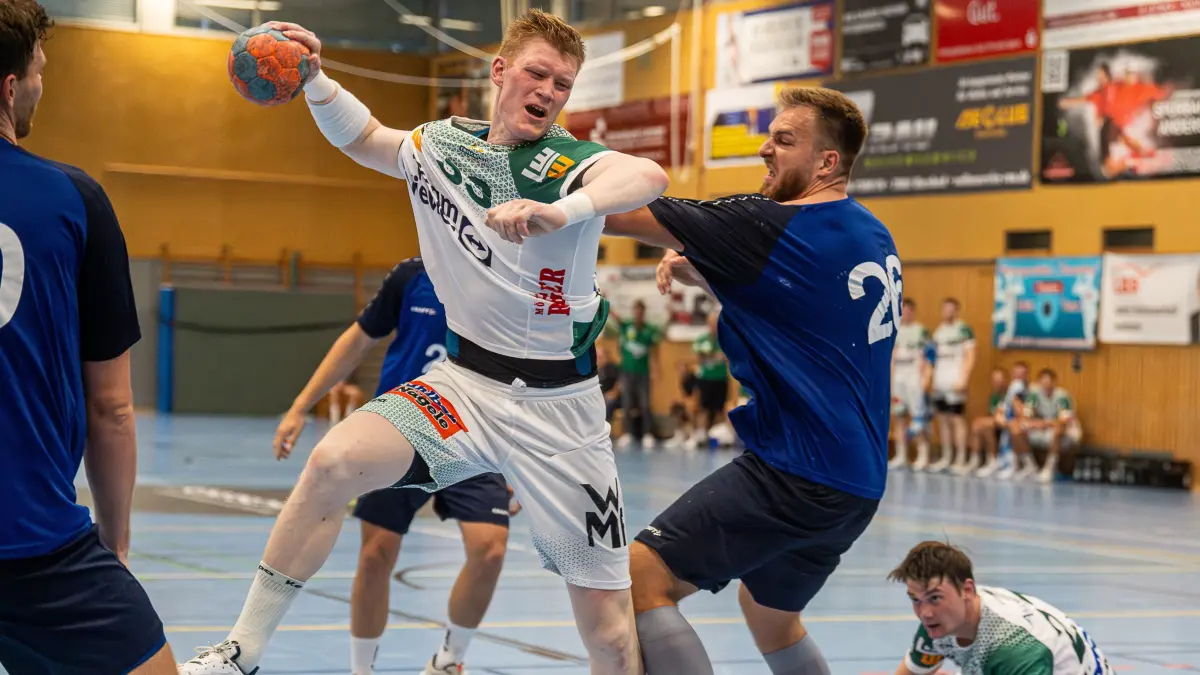 Frisch Auf Goeppingen vs. TV Grosswallstadt, Benefizspiel, Handball, Herren, 03.08.2024: Ymir Orn Gislason (Frisch Auf Goeppingen, #33) am Kreis, Frisch Auf Goeppingen vs. TV Grosswallstadt, Benefizspiel, Handball, Herren, 03.08.2024
Foto: EIBNER/Michael Schmidt
