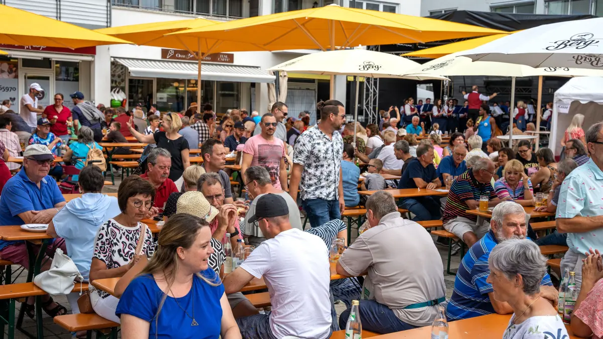 Einen Rekord beim Stadtlauf und beste Stimmung gab's in Erbach beim Stadtfest.
