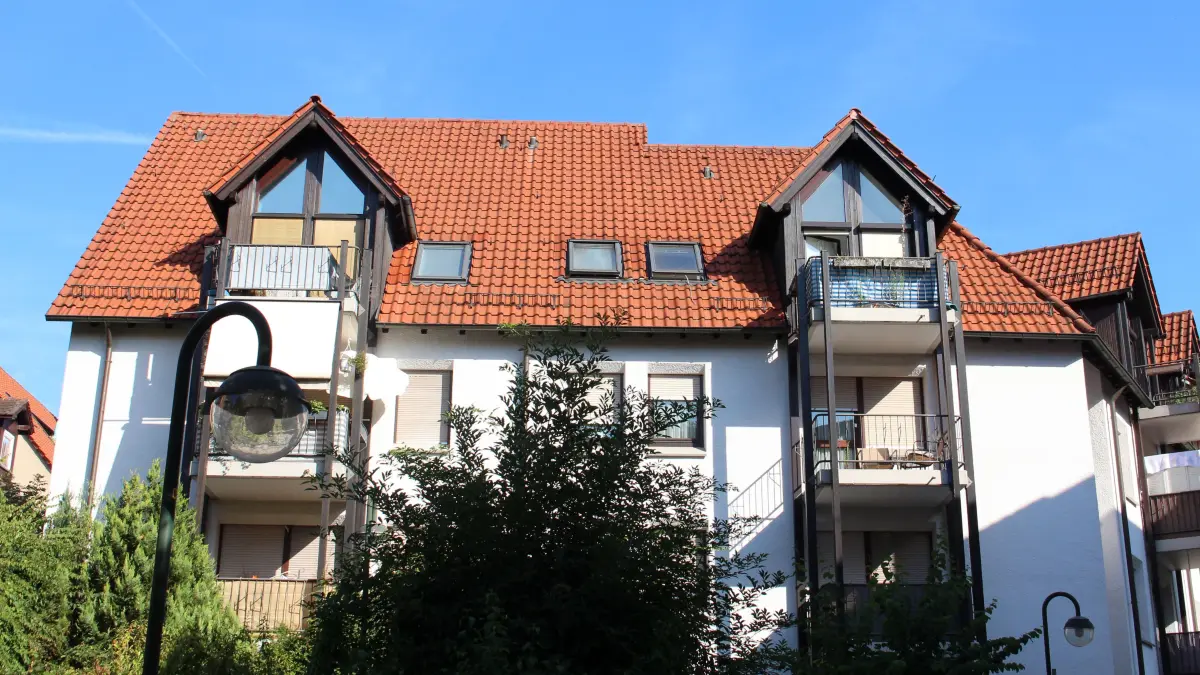 Die Wohnanlage im Frankonenweg am Rande der Innenstadt, die zu verwahrlosen droht.