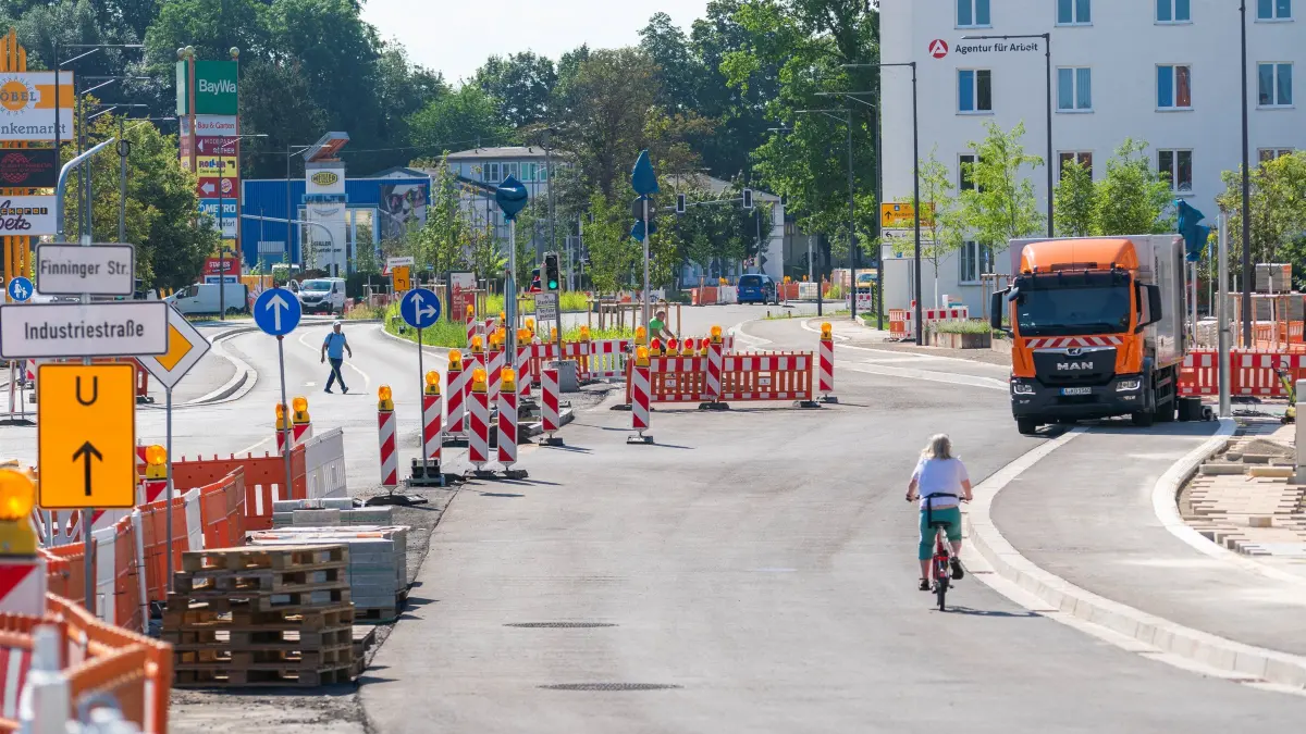 Baustelle Reuttierstraße Neu-Ulm