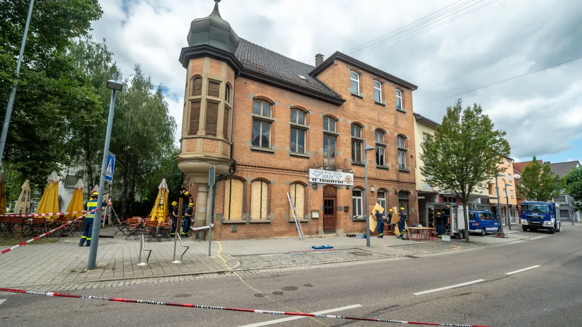 Eislingen Anschlag Sprengsatz Explosion Pizzeria Adler