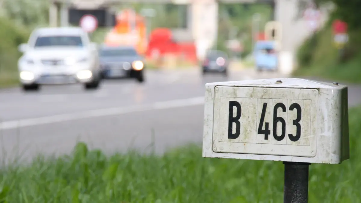 B463 bei Stetten