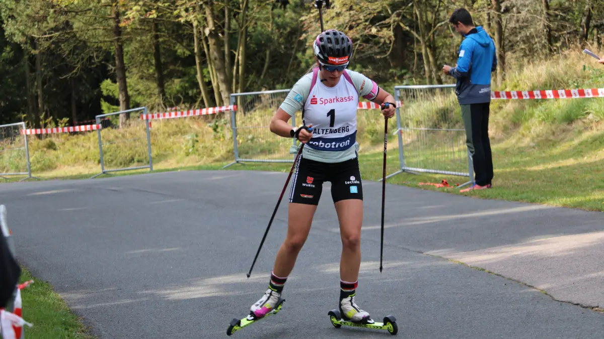 Als Nummer eins auf die Eins: Julia Tannheimer ist deutsche Meisterin.