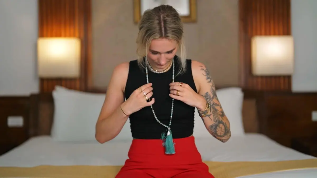 Christine muss ihre Kette im Finale abgeben.