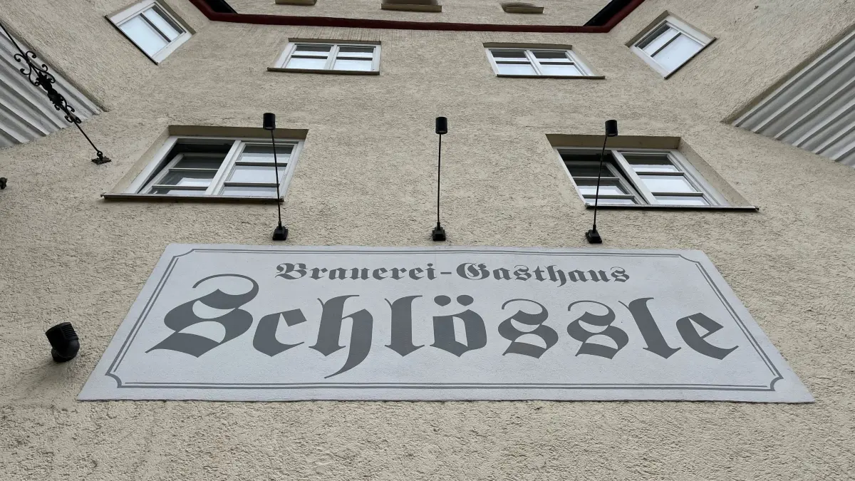 Traditionsbetrieb bald ohne Brauerei: das Schlössle in Offenhausen.