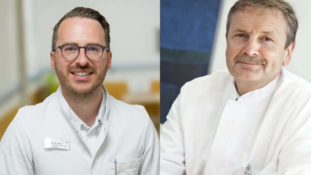 Dr. Bernd Lutz und Prof. Heiko Reichel vom RKU