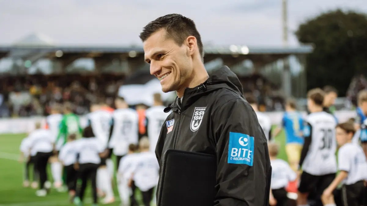 Fußball, SSV Ulm: Das Heimspiel gegen Eintracht Braunschweig. Thomas Wörle