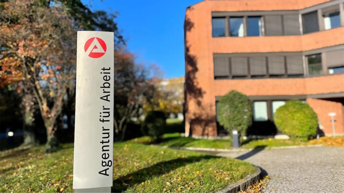 Die Agentur für Arbeit in Tübingen.