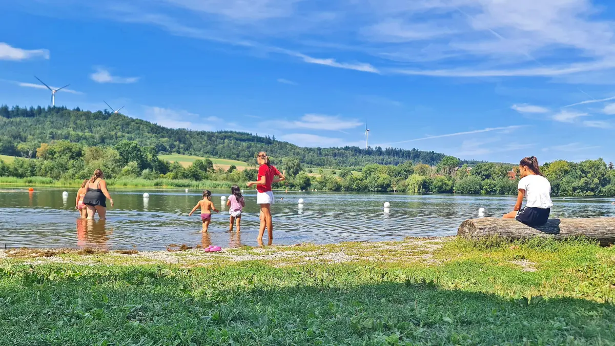 Starkholzbacher See in Schwäbisch Hall - Badesee - Baden Sommer