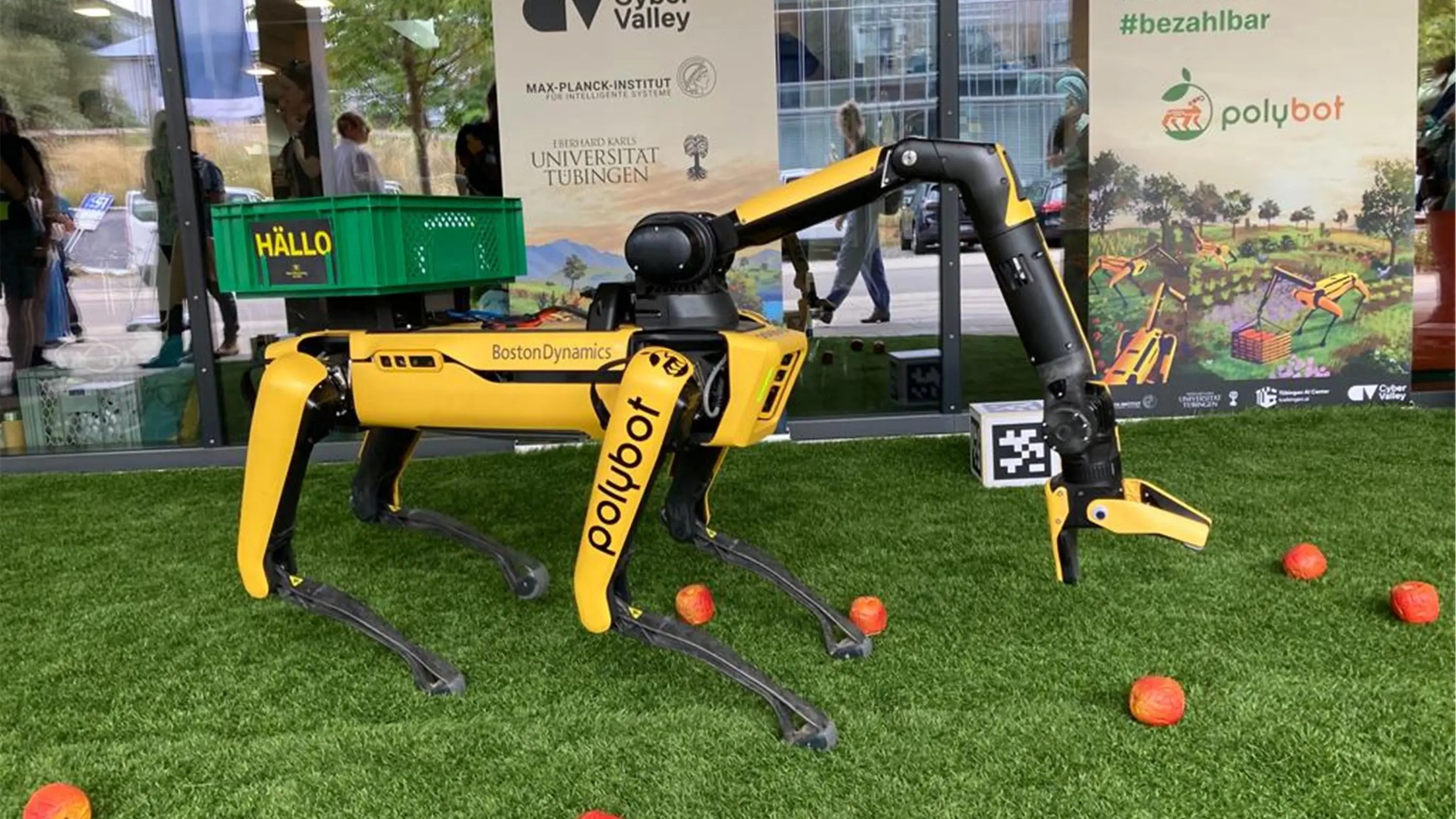 Tübingen · Übrigens: Wenn der Polybot dem Bauern beim Äpfelauflesen ...