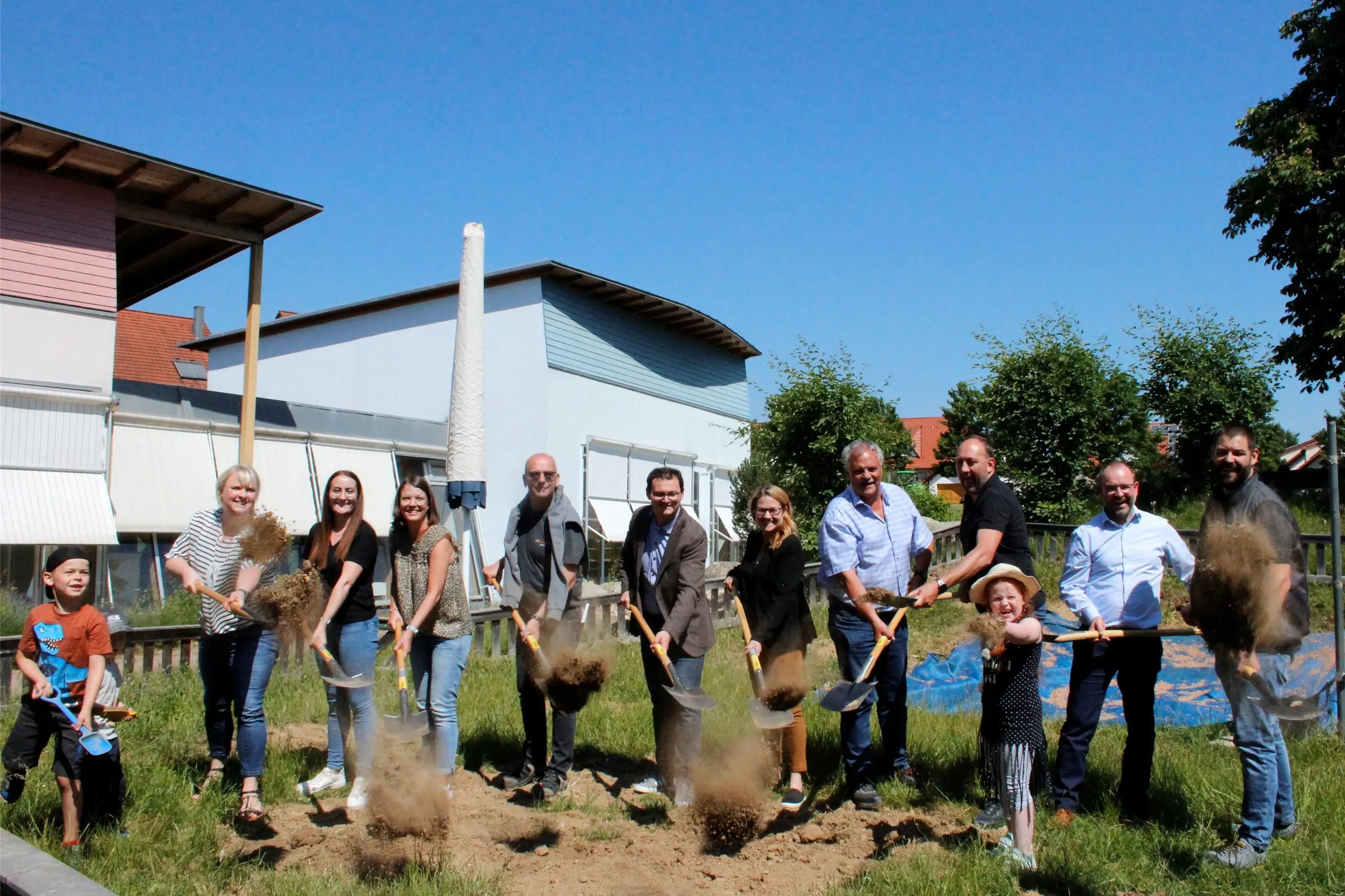  Eutingen: Startschuss für den Erweiterungsbau beim Kindergarten Fantadu Illustration 