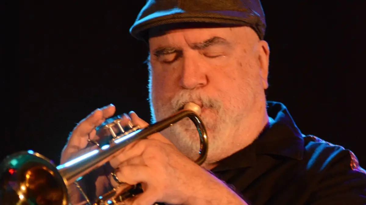 Die Trompeten Legende Randy Brecker in Langenau.