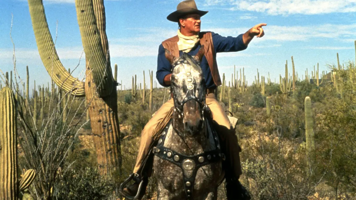 Der gealterte Scharfschütze Cole Thornton (John Wayne) kommt nach El Dorado.