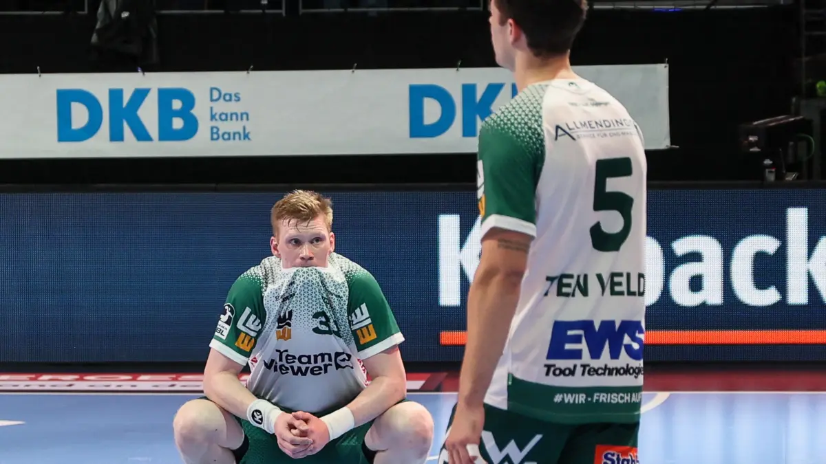 GER, Fuechse Berlin vs Frisch Auf Goeppingen, Handball, DHB-Pokal 2. Runde, Saison 2024/2025, 02.10.2024
Die Fuechse Berlin besiegen den FrischAuf Goeppingen mit 37:36. Grosse Enttaeuschung beim FrischAuf Goeppingen
Foto: Eibner-Pressefoto/Heiko Vogt