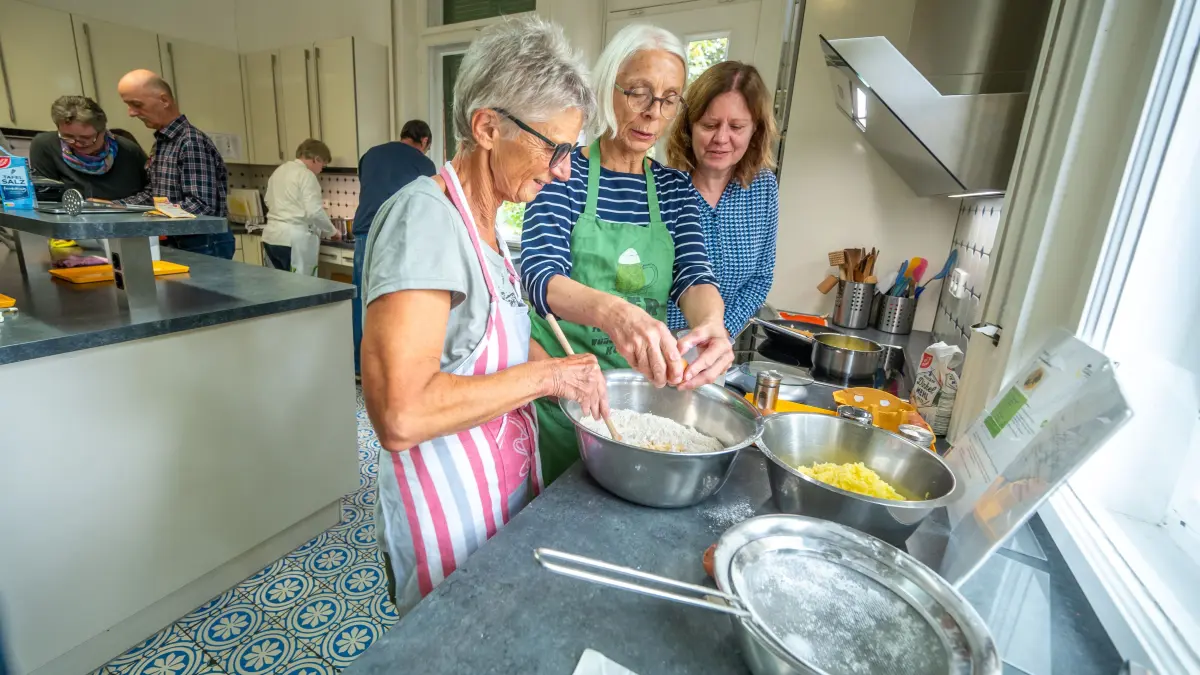 Kochworkshop für Senioren in der Villa Butz