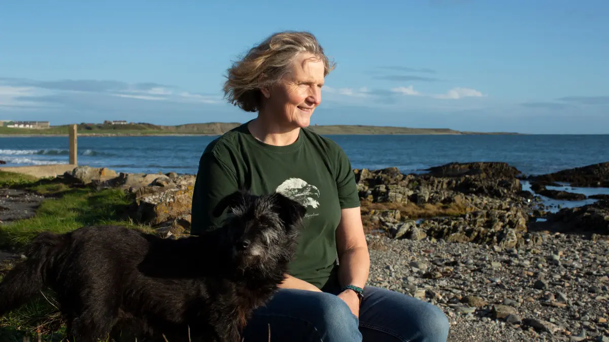 Die in Nordirland lebende Schriftstellerin Roisin Maguire