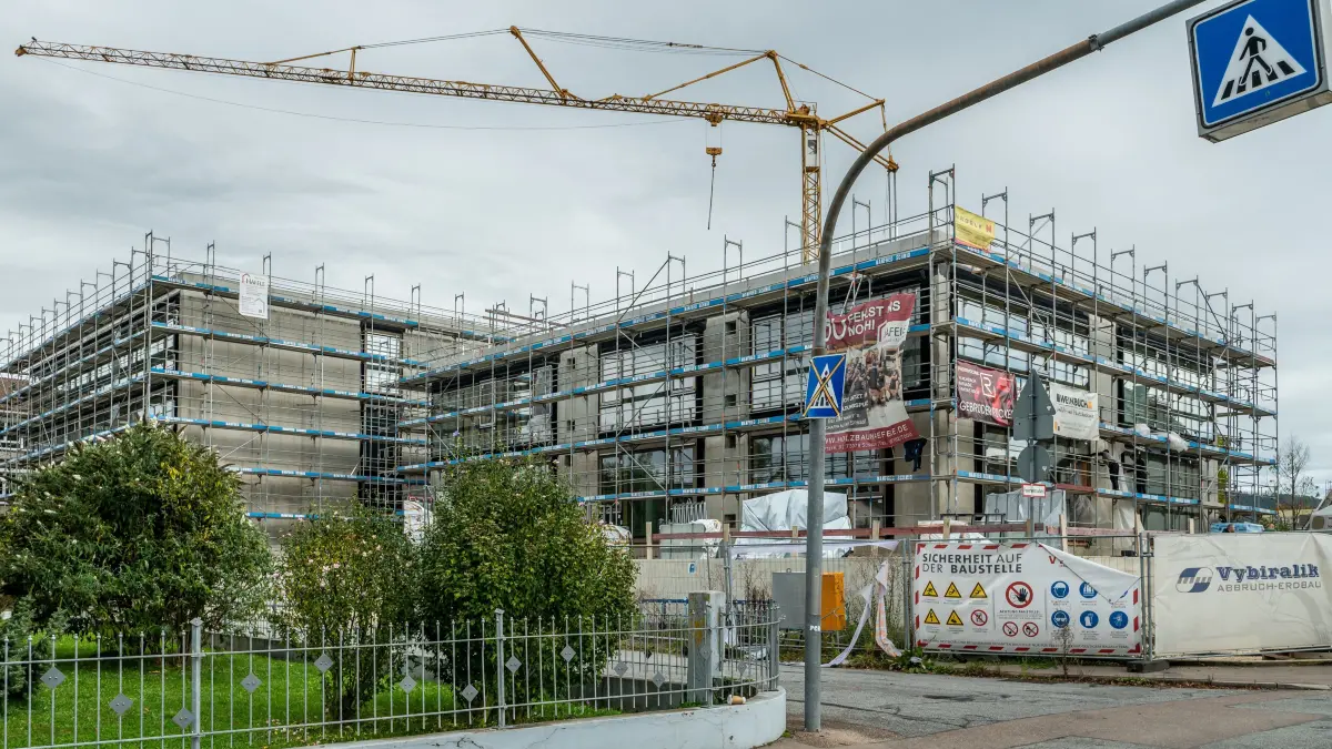 Süßen Baustelle Schulzentrum