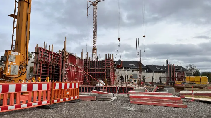 Das Richtfest ist in Aussicht