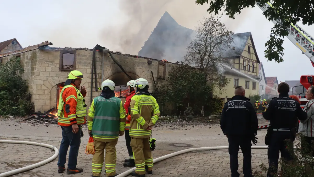Scheunenbrand in Zottishofen