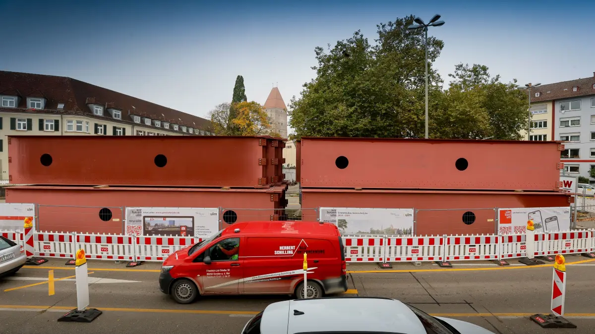 Stahlträger Gänstorbrücke