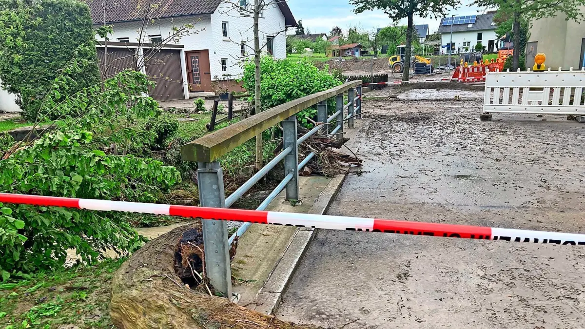 Hochwasser Bisingen Mai 2024