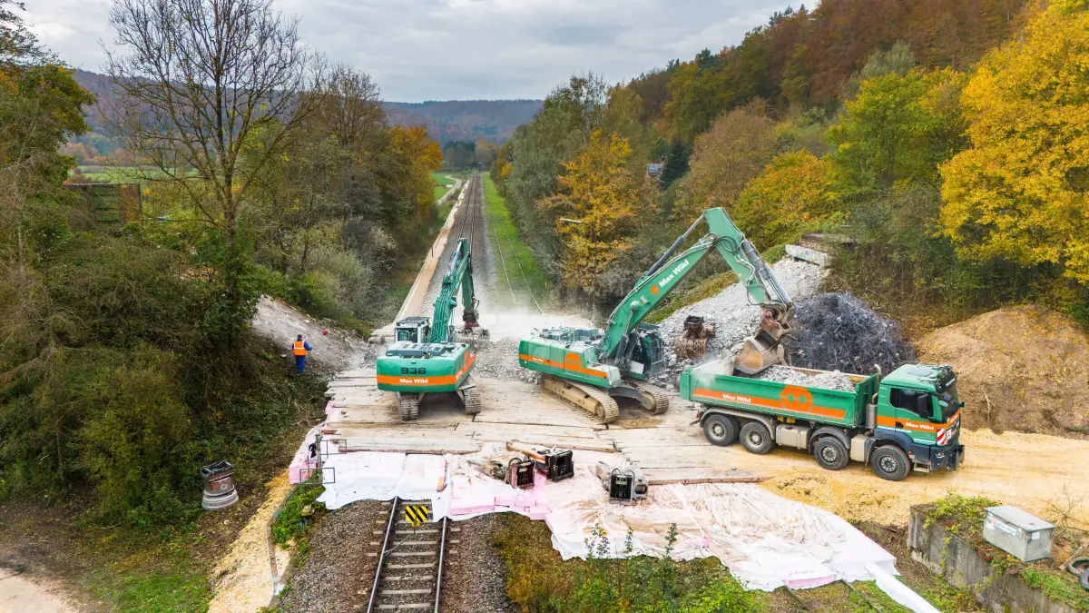 Brückenabriss im Altental Blaubeuren-Herrlingen