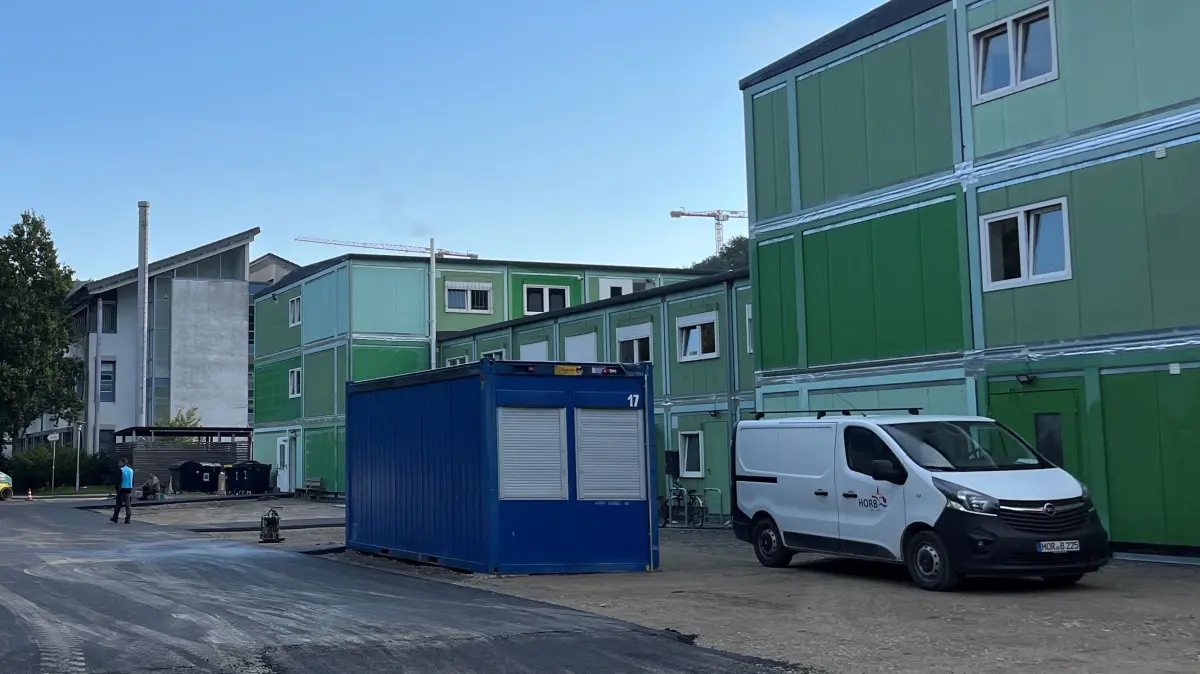 Die Flüchtlingsunterkunft in Horb.
