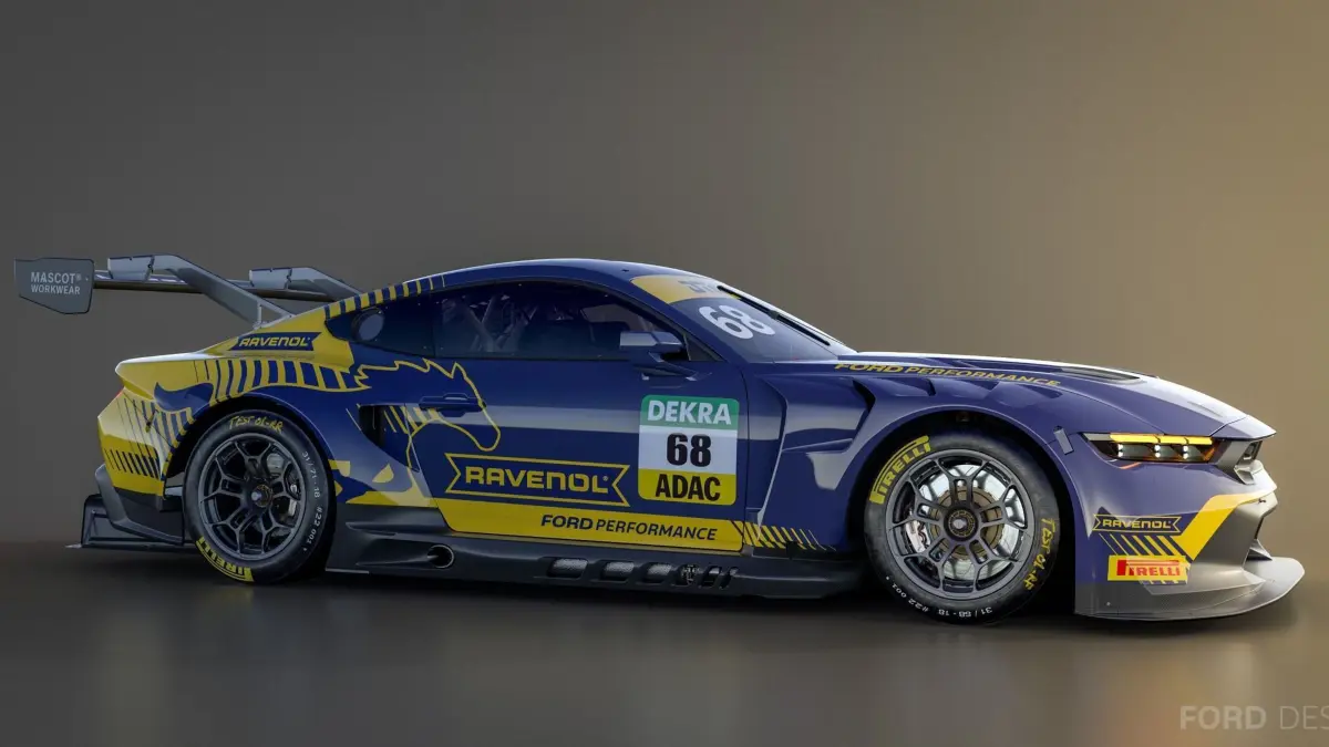 HRT Ford Performance tritt 2025 mit dem Mustang GT3 in der DTM und beim 24-Stunden-Rennen am Nürburgring an
