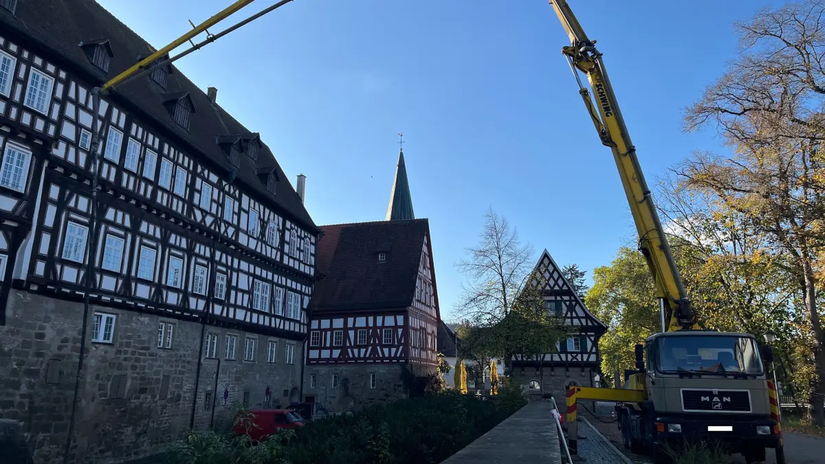 Altes Schloss Gaildorf Sicherung Ostflügel