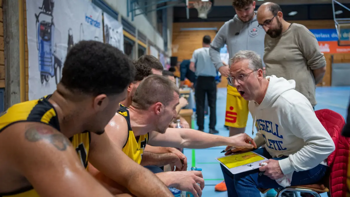 BG Illertal spielt nach einem Durchmarsch in der 2. Regionalliga Süd. Hintergrundstory mit Bild vom Spiel gegen München Baskets Basketball