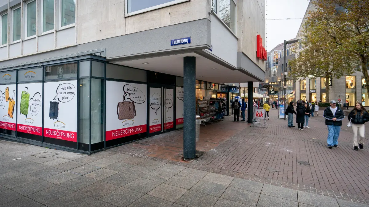 Neues Geschäft in der Hirschstraße Kofferladen