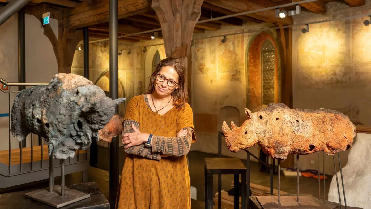 Blaubeuren, urmu: Presserundgang - Ausstellung "Eiszeitwesen. Moderne Perspektiven zur Eiszeitkunst"