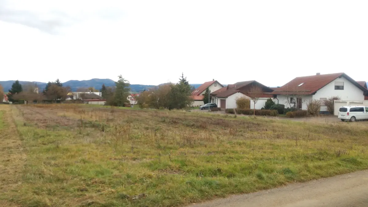 Am äußersten Rand von Ostdorf soll ein kleines Baugebiet mit Platz für sieben Häuser entstehen.