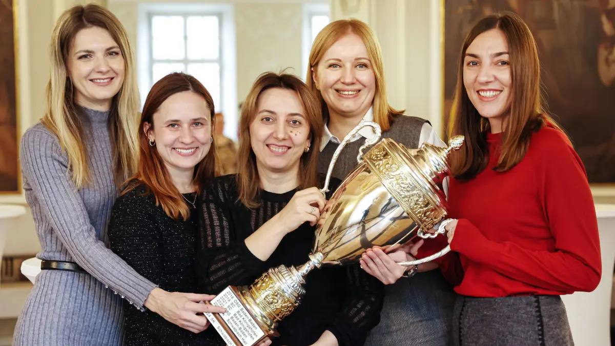 Schach Eintrag ins Goldene Buch der Stadt Schwäbisch Hall SK Schwäbisch Hall Deutscher Meister 2024