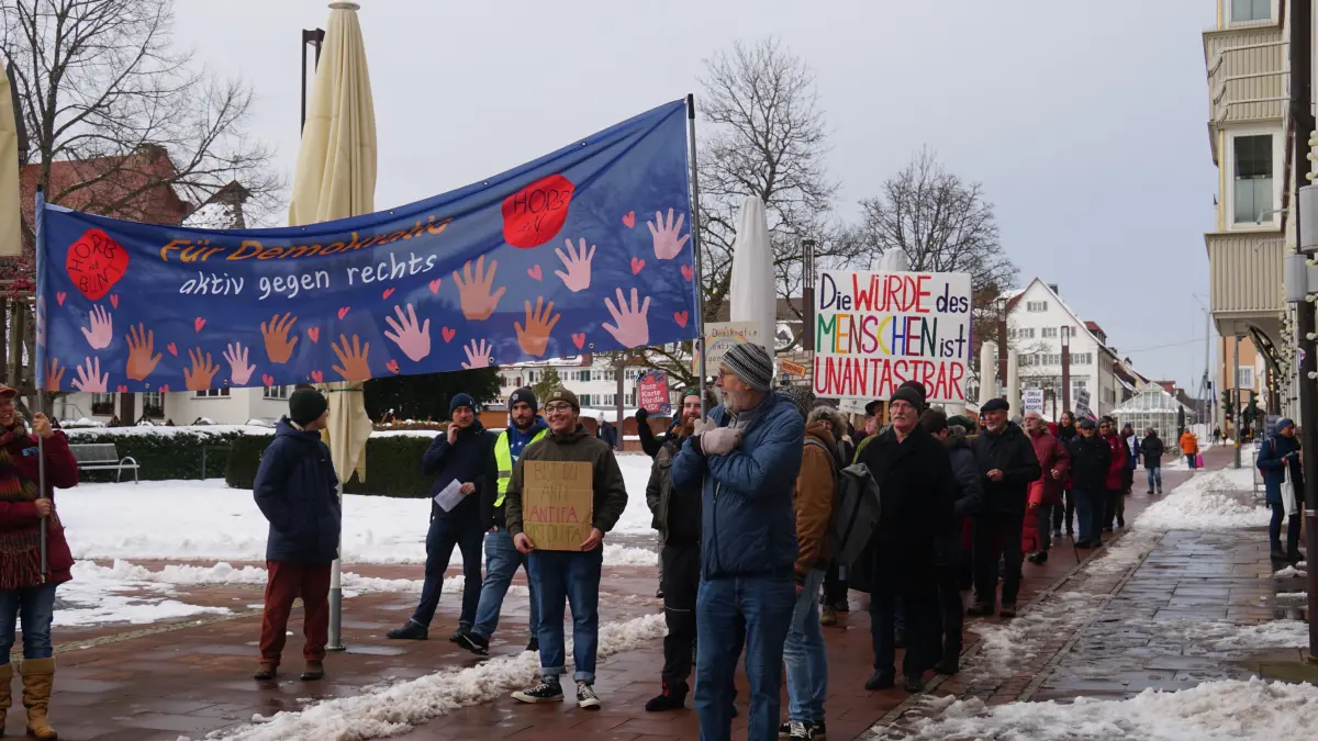 Demo gegen Rechts in Freudenstadt