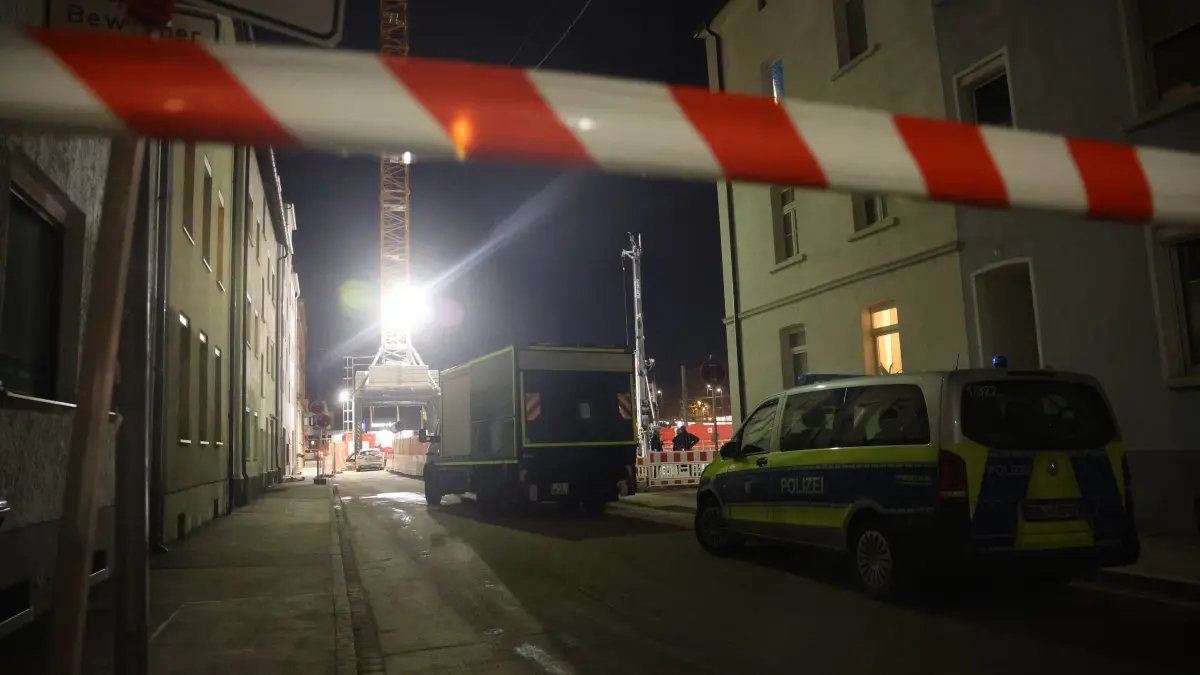 Blindgänger Ulm, Bombenentschärfung Müller-Baustelle am 25.11.2024 Innenstadt