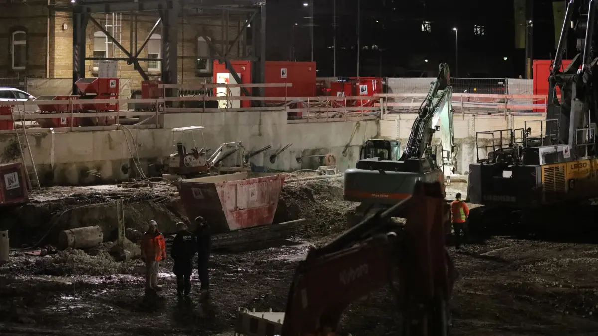 Blindgänger Ulm, Bombenentschärfung Müller-Baustelle am 25.11.2024 Innenstadt