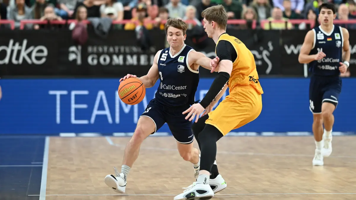GER, Tigers Tuebingen vs. VfL SparkassenStars Bochum, Basketball, Herren, Pro A, Saison 24/25, 07.12.2024: Matthew Douglas Strange (VfL SparkassenStars Bochum, #12)
GER, Tigers Tuebingen vs. VfL SparkassenStars Bochum, Basketball, Herren, Pro A, Saison 24/25, 07.12.2024
Foto: Eibner-Pressefoto/Nicolas Woern