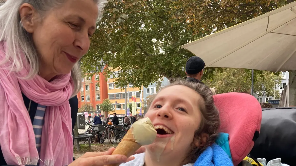 Christel Kress mit Ihrer Tochter Emma