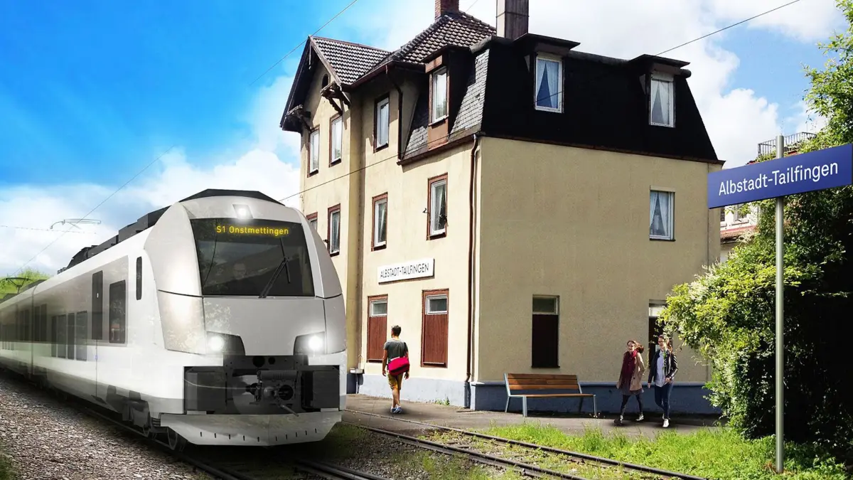 Jannik Haberbosch aus Albstadt äußert sich zu kritischen Meinungen in Bezug auf die Reaktivierung der Talgangbahn (Archivfoto).