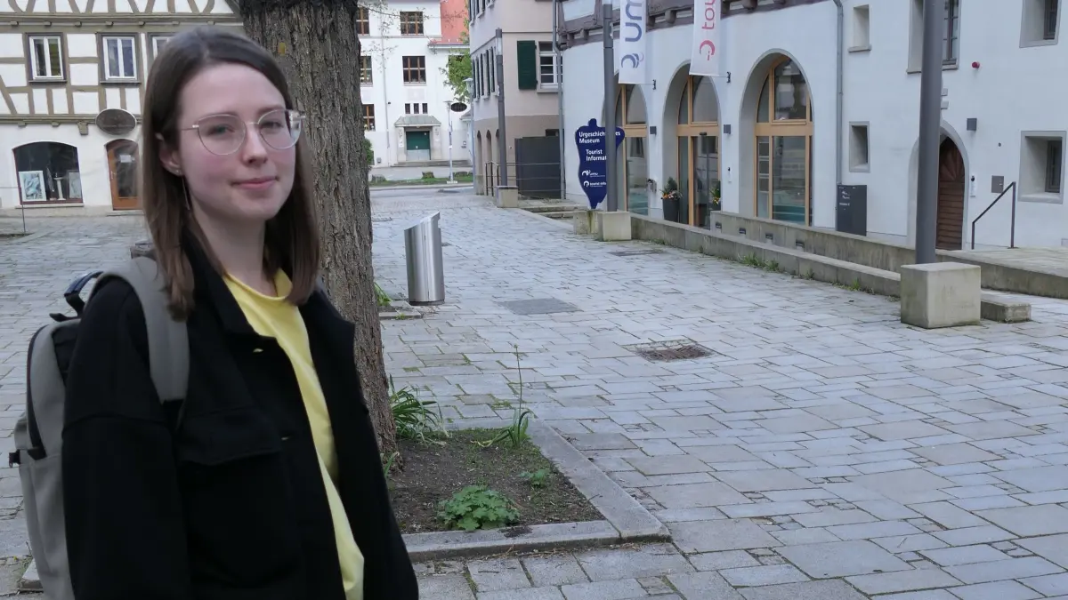Medizinerin aus der Ukraine: Krystyna Artiushchenko, Medizinerin aus der Ukraine, Hospitantin an der Klinik – Krankenhaus Blaubeuren.