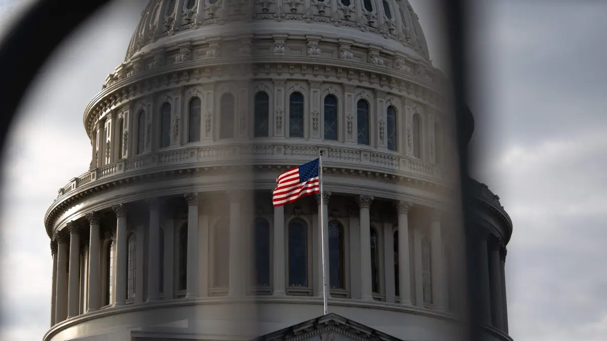 The US Capitol is pictured ahead of a vote on a revised continuing resolution bill in Washington, DC, on December 19, 2024. The US House of Representatives on December 19, 2024 overwhelmingly rejected a Republican-led funding bill aimed at averting a government shutdown, with federal agencies due to run out of cash on Friday night and begin closing down at the weekend. (Photo by Allison ROBBERT / AFP)